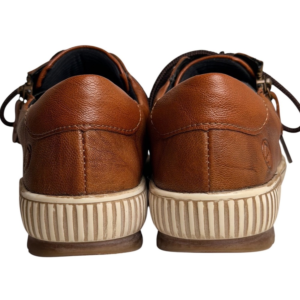 Remonte D0700 Maditta Cognac Leather RemonteTEX Zip Sneakers Women 7.5 EU38 - Picture 7 of 16